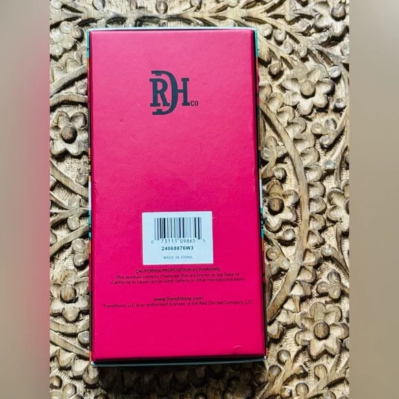 Red Dirt Hat Co Rodeo Wallet Brown Tan Leather Suede - Picture 9 of 9